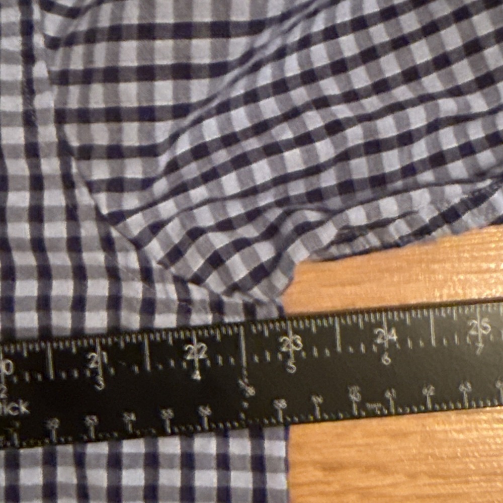 BROOKS BROTHERS 346 The Original Polo Shirt Men's Medium Blue Plaid Preppy EUC - Picture 3 of 7
